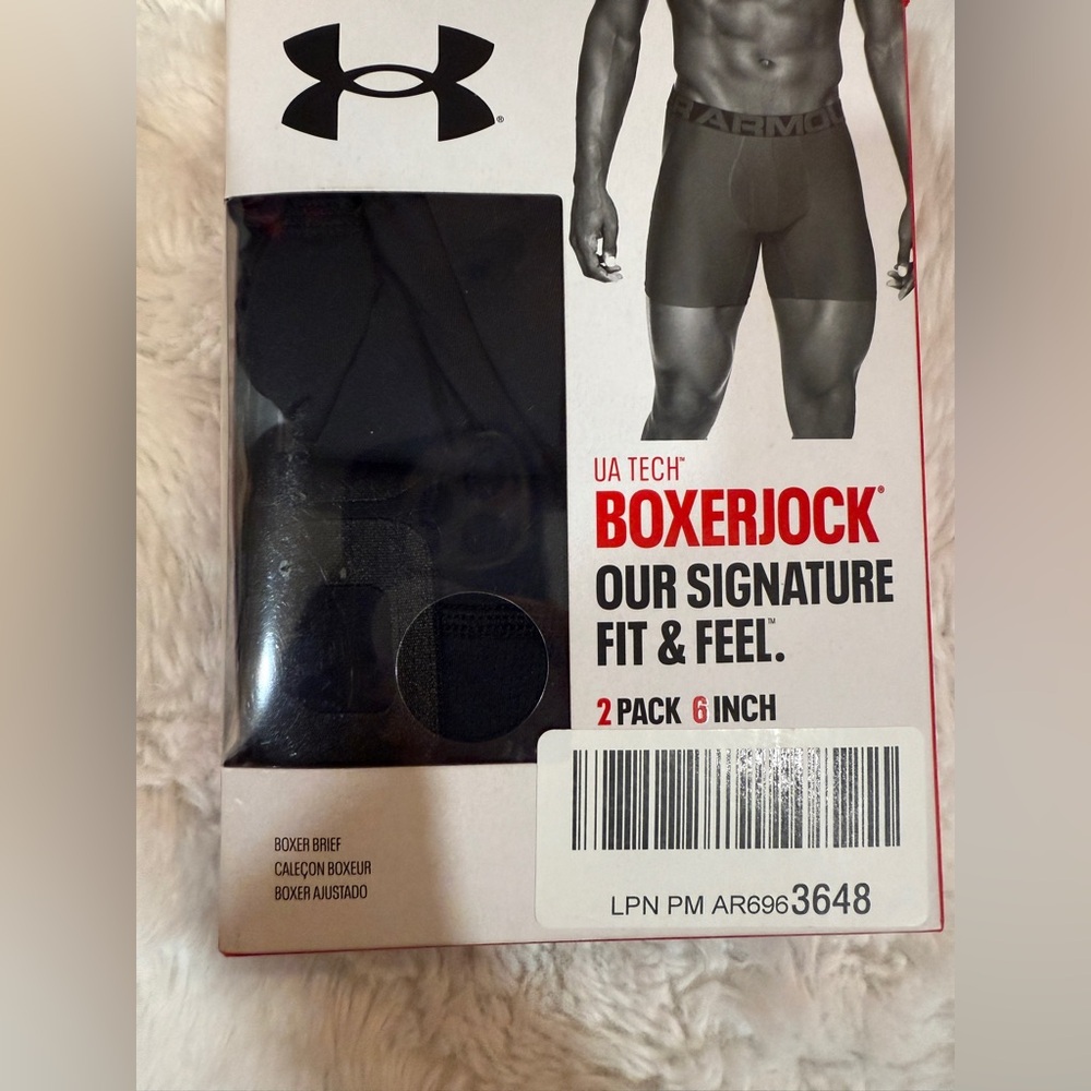 NWT-In Box Under Armour UA Tech Boxerjock Brief 2 Pack - Picture 4 of 4